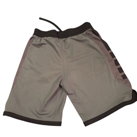 Nike Boys' Dri-Fit Elite Basketball Shorts L Dark Gray/Black - Picture 2 of 10